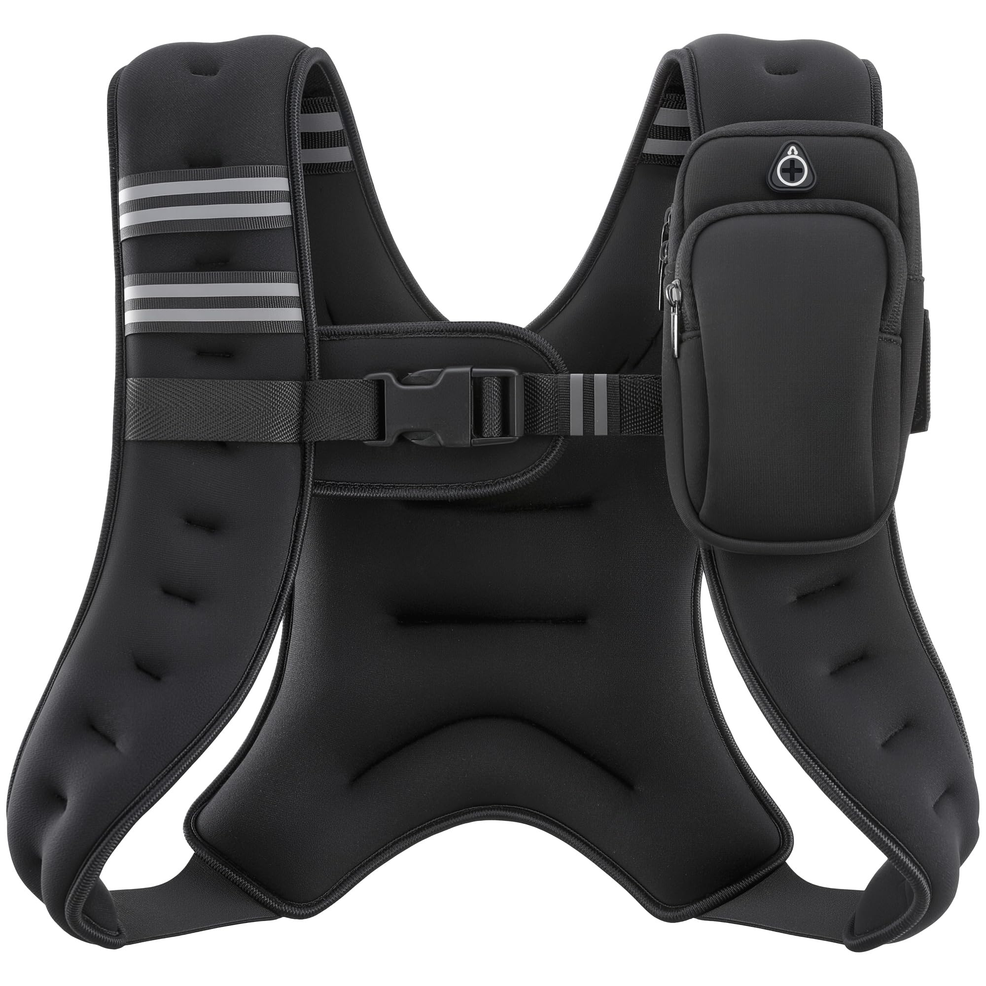 ZELUS Weighted Vest with Reflective Stripe (6–30 lb options)