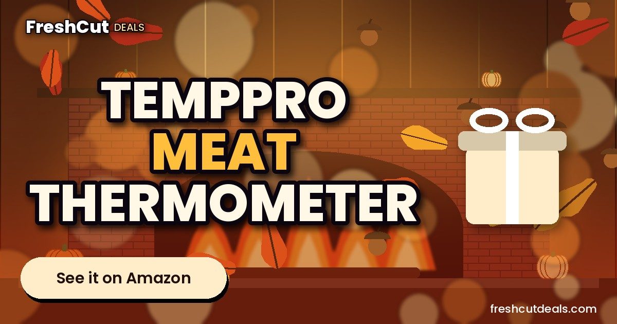 TempPro TempSwift 1 Sec Digital Meat Thermometer for Cooking